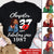 37 Birthday Shirts For Her, Personalised 37th Birthday Gifts, 1987 T Shirt, 37 And Fabulous Shirt, 37th Birthday Shirt Ideas, Gift Ideas 37th Birthday Woman