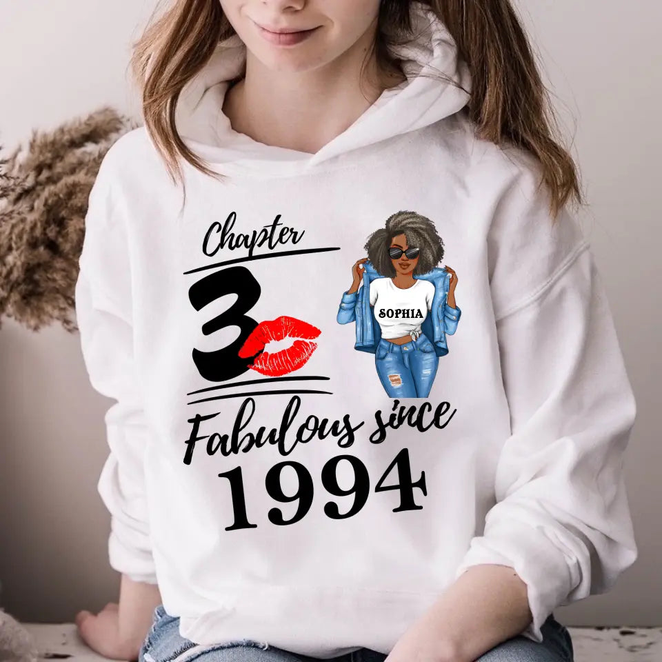 30th Birthday Shirts For Her, Personalised 30th Birthday Gifts, 1994 T Shirt, 30 And Fabulous Shirt, 30th Birthday Shirt Ideas, Gift Ideas 30th Birthday Woman