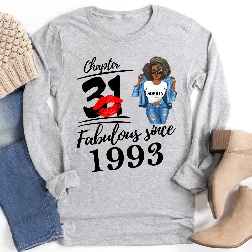 31st Birthday Shirts For Her, Personalised 31st Birthday Gifts, 1993 T Shirt, 31 And Fabulous Shirt, 31st Birthday Shirt Ideas, Gift Ideas 31st Birthday Woman