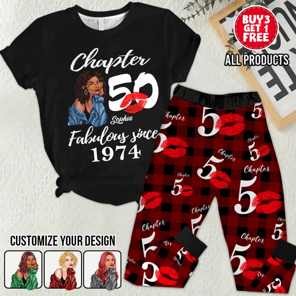 Premium Pajamas Set - Gift Ideas For 50th Birthday, 1974 Birthday Gifts Ideas, Gift Ideas 50th Birthday Woman - HCT