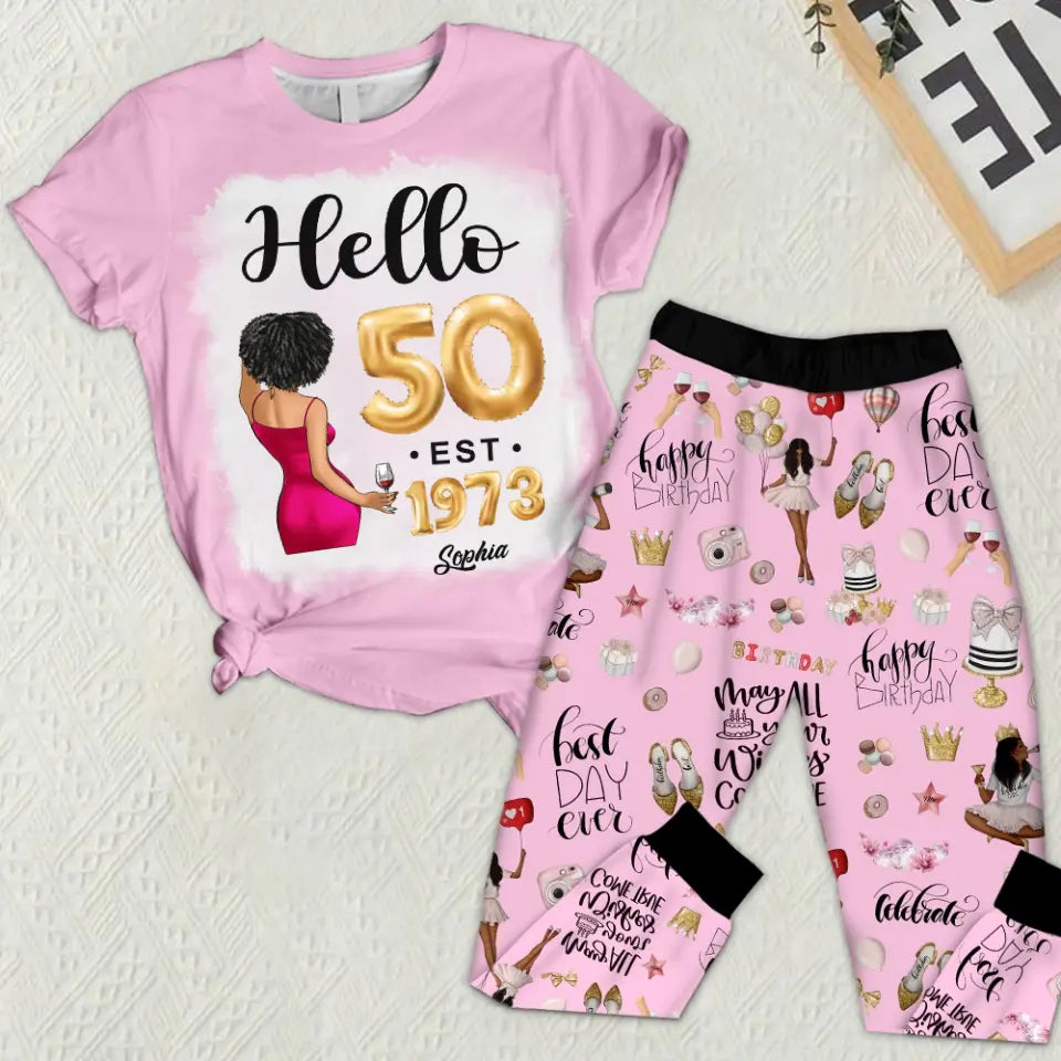 Premium Pajamas Set - Gift Ideas For 50th Birthday, 1974 Birthday Gifts Ideas, Gift Ideas 50th Birthday Woman - TLQ