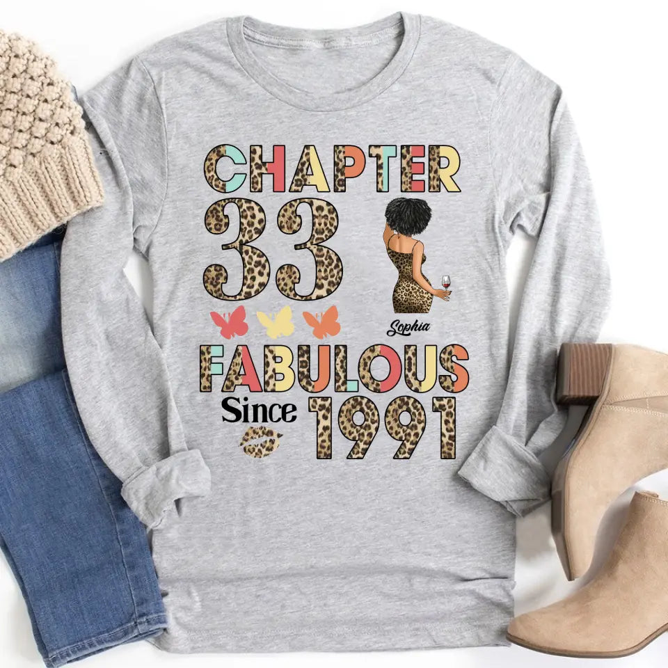 33rd birthday shirts for her, Personalised 33rd birthday gifts, 1991 t shirt, 33 and fabulous shirt, 33rd birthday shirt ideas, gift ideas 33rd birthday woman