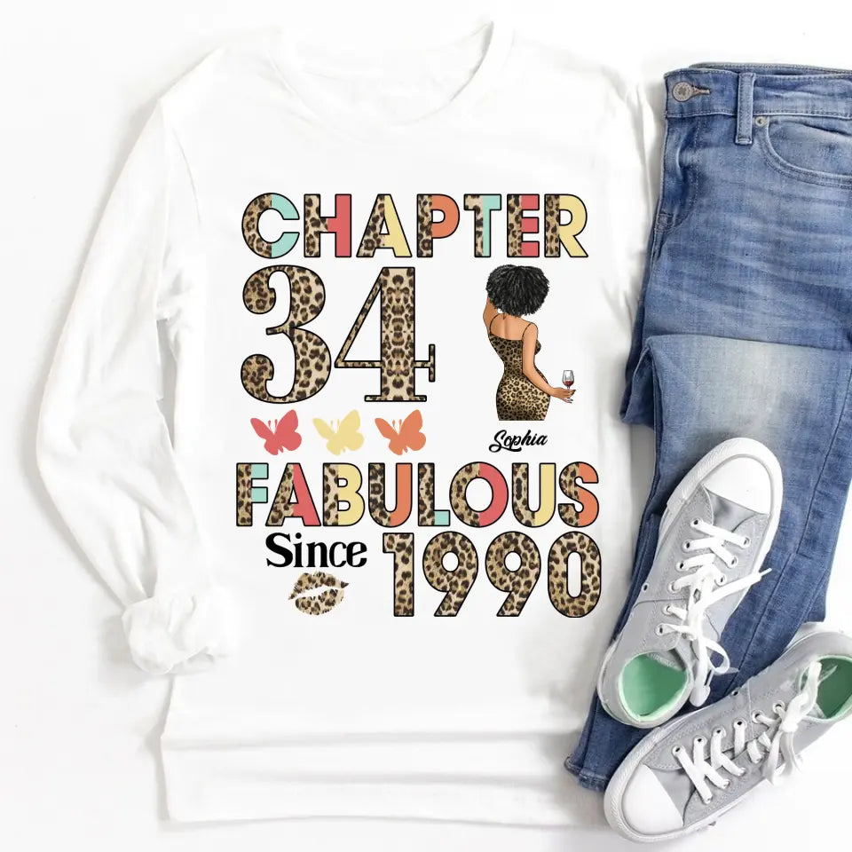 34th birthday shirts for her, Personalised 34th birthday gifts, 1990 t shirt, 34 and fabulous shirt, 34th birthday shirt ideas, gift ideas 34th birthday woman