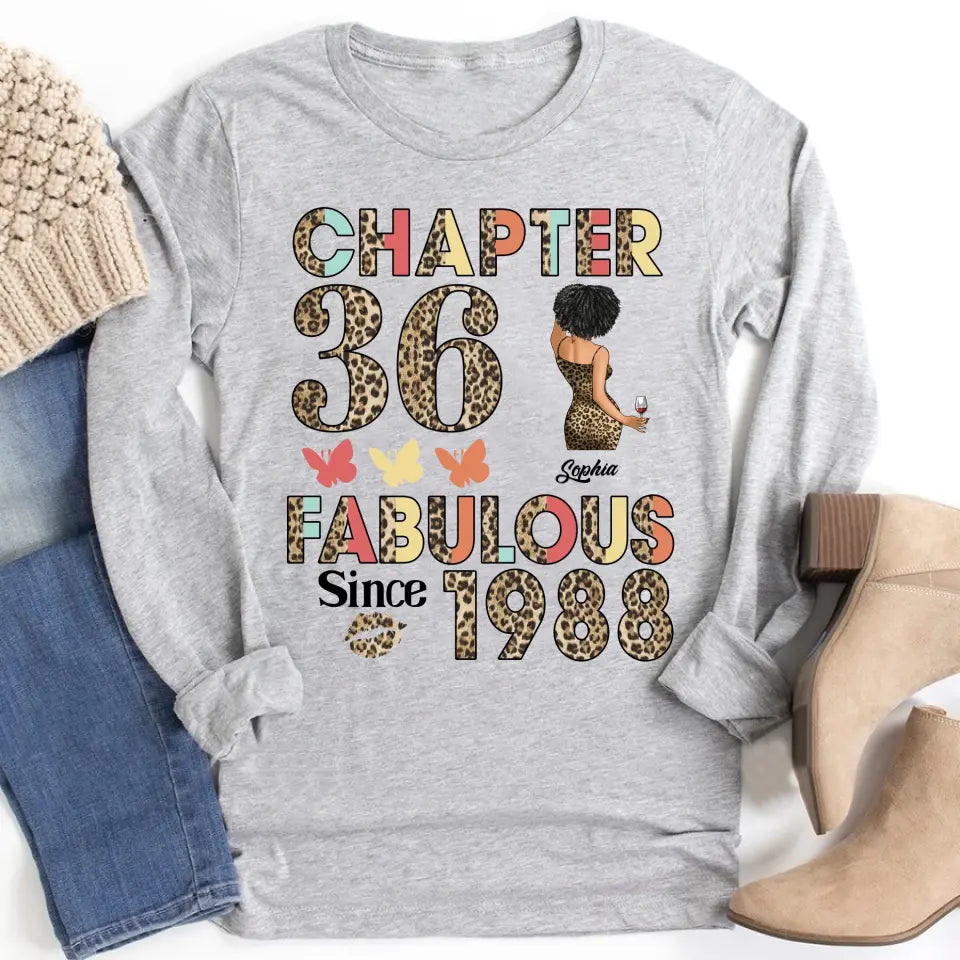 36th birthday shirts for her, Personalised 36th birthday gifts, 1988 t shirt, 36 and fabulous shirt, 36th birthday shirt ideas, gift ideas 36th birthday woman