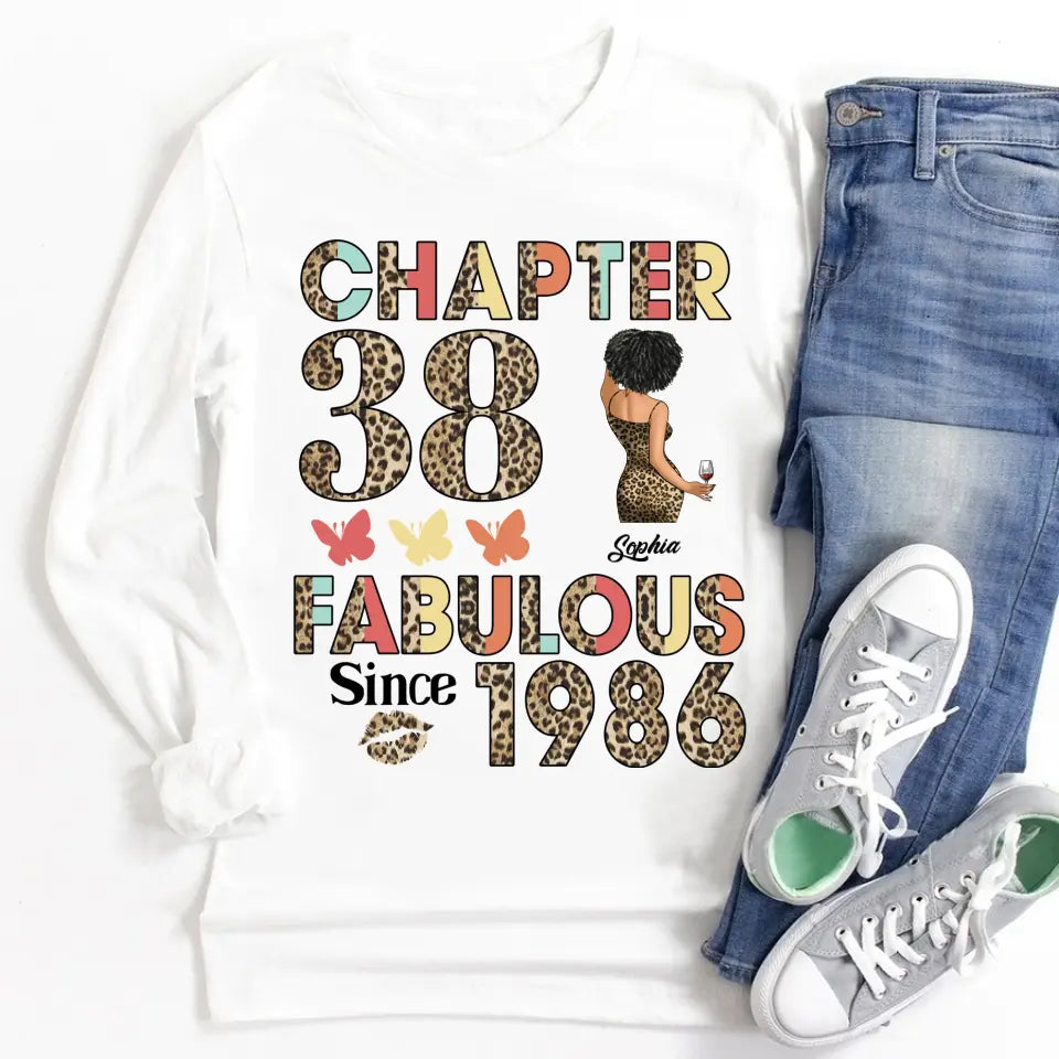 38th birthday shirts for her, Personalised 38th birthday gifts, 1986 t shirt, 38 and fabulous shirt, 38th birthday shirt ideas, gift ideas 38th birthday woman