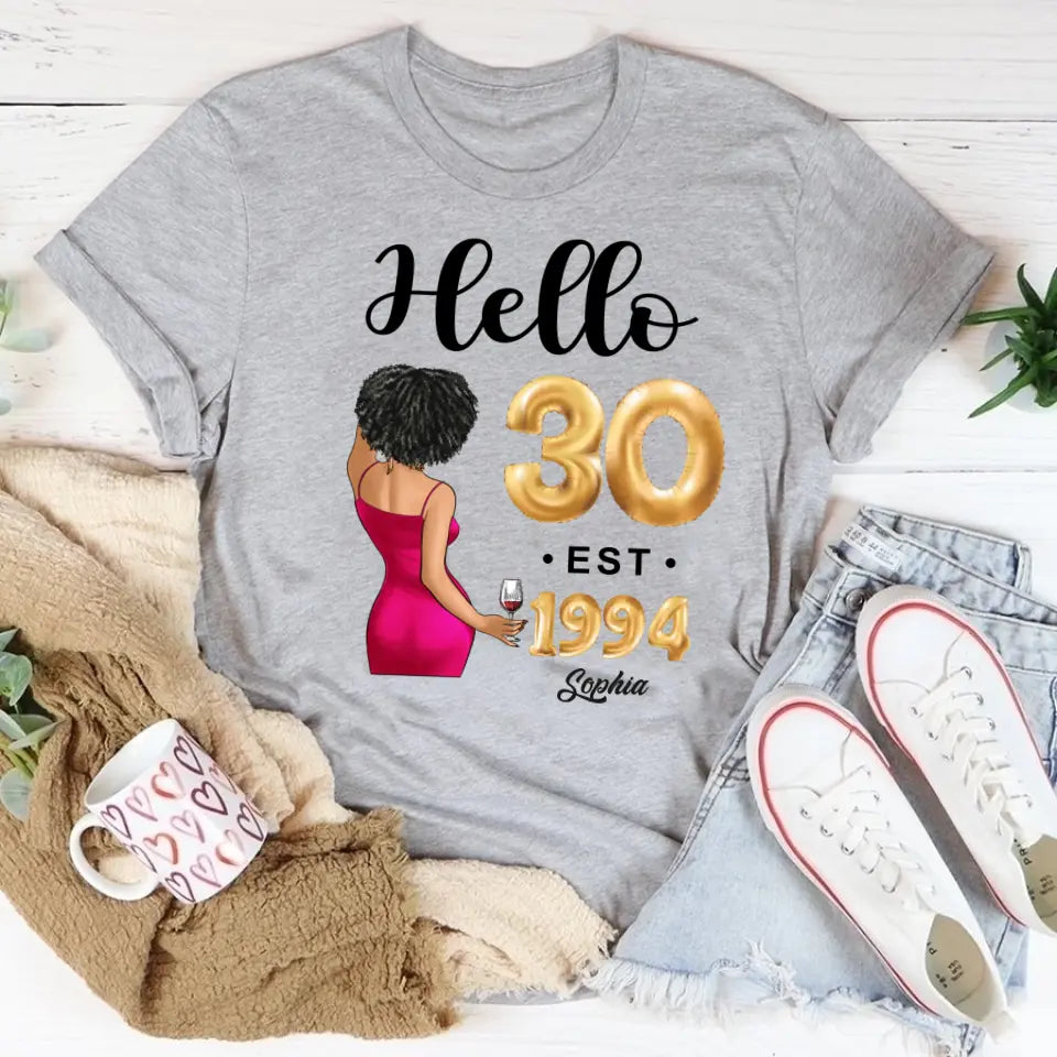 30th birthday shirts for her, Personalised 30th birthday gifts, 1994 t shirt, 30 and fabulous shirt, 30th birthday shirt ideas, gift ideas 30th birthday woman