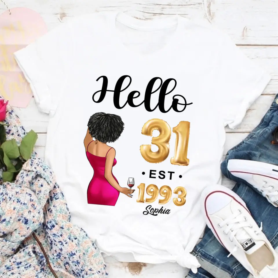 31st birthday shirts for her, Personalised 31st birthday gifts, 1993 t shirt, 31 and fabulous shirt, 31st birthday shirt ideas, gift ideas 31st birthday woman