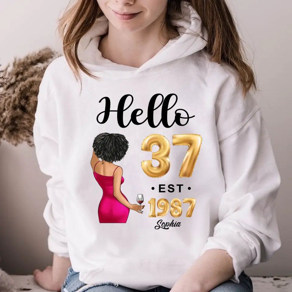 37th birthday shirts for her, Personalised 37th birthday gifts, 1987 t shirt, 37 and fabulous shirt, 37th birthday shirt ideas, gift ideas 37th birthday woman