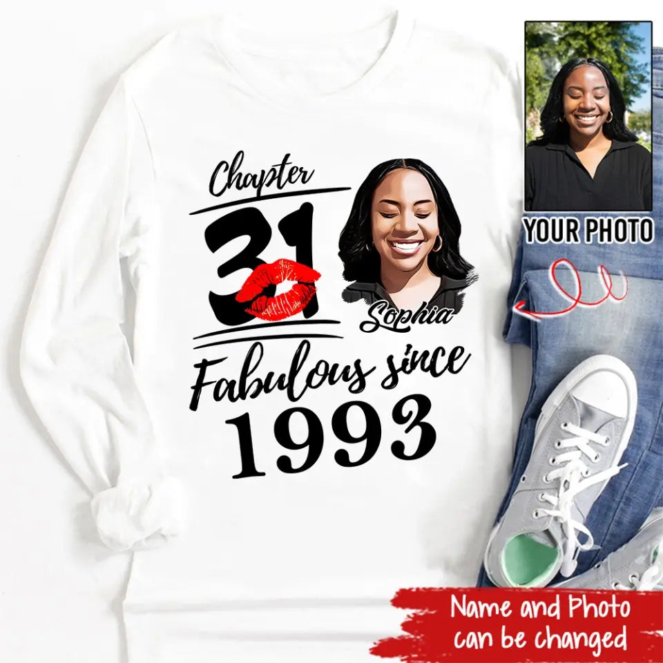 31st Birthday Shirts, Custom Birthday Shirts, Turning 31 Shirt, Gifts For Women Turning 31, 31 And Fabulous Shirt, 1993 Shirt, 31st Birthday Shirts For Her