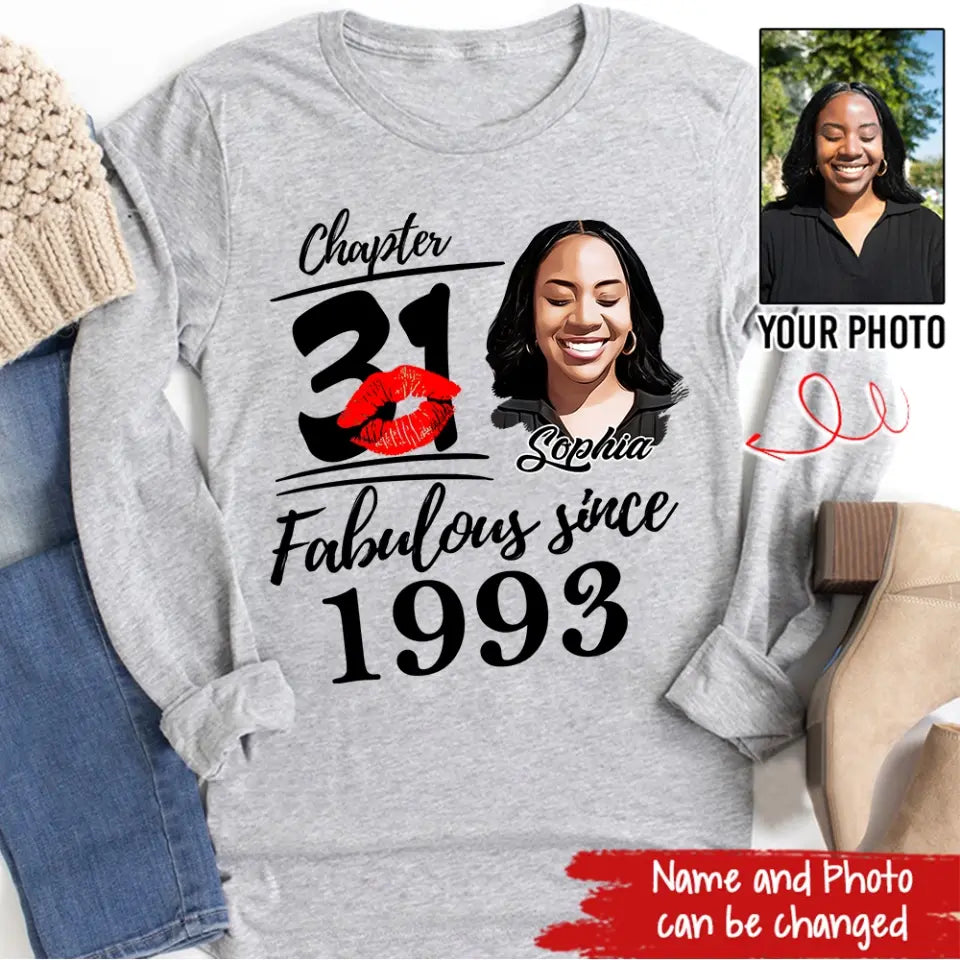 31st Birthday Shirts, Custom Birthday Shirts, Turning 31 Shirt, Gifts For Women Turning 31, 31 And Fabulous Shirt, 1993 Shirt, 31st Birthday Shirts For Her