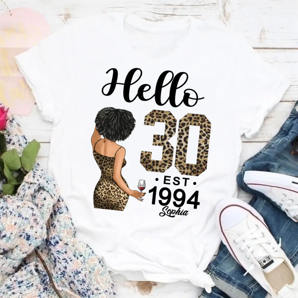 30th Birthday Shirts For Her, Personalised 30th Birthday Gifts, 1994 T Shirt, 30 And Fabulous Shirt, 30th Birthday Shirt Ideas, Gift Ideas 30th Birthday Woman