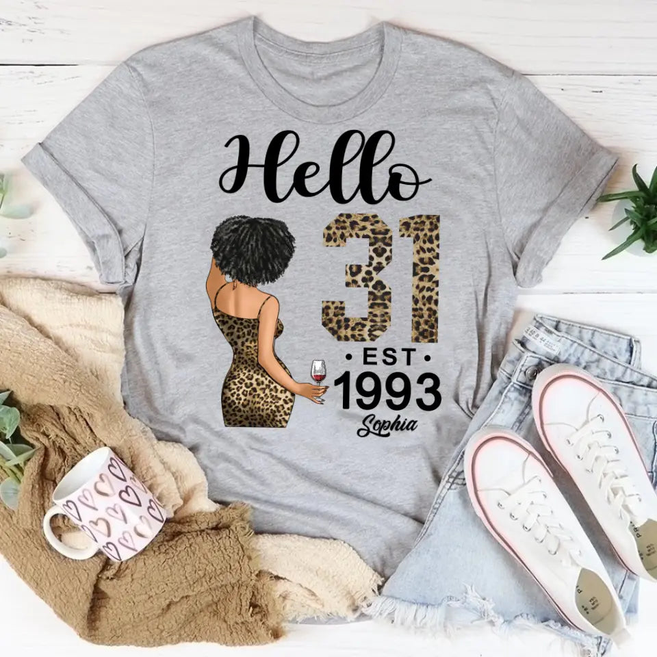 31st Birthday Shirts For Her, Personalised 31st Birthday Gifts, 1993 T Shirt, 31 And Fabulous Shirt, 31st Birthday Shirt Ideas, Gift Ideas 31st Birthday Woman