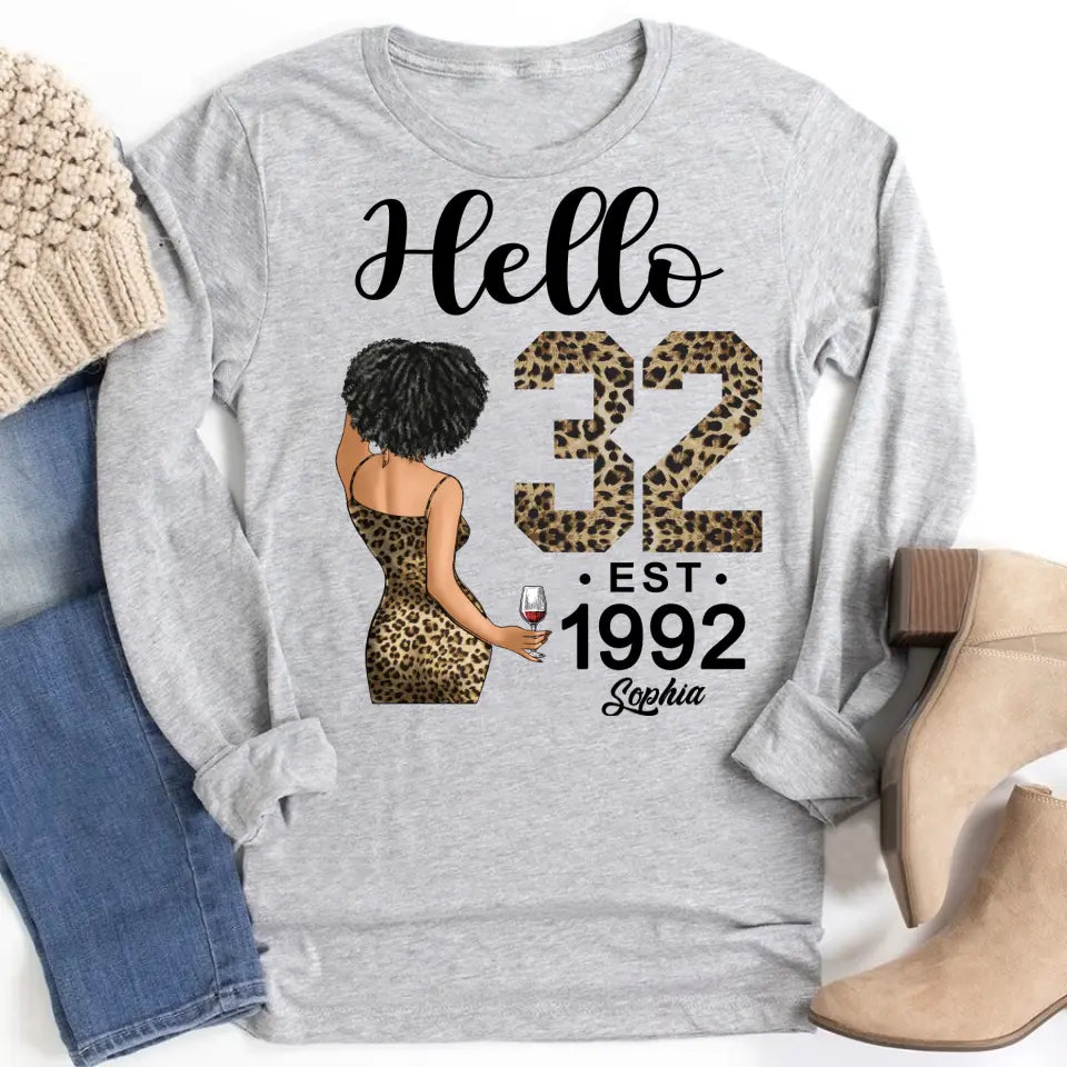 32nd Birthday Shirts For Her, Personalised 32nd Birthday Gifts, 1992 T Shirt, 32 And Fabulous Shirt, 32nd Birthday Shirt Ideas, Gift Ideas 32nd Birthday Woman
