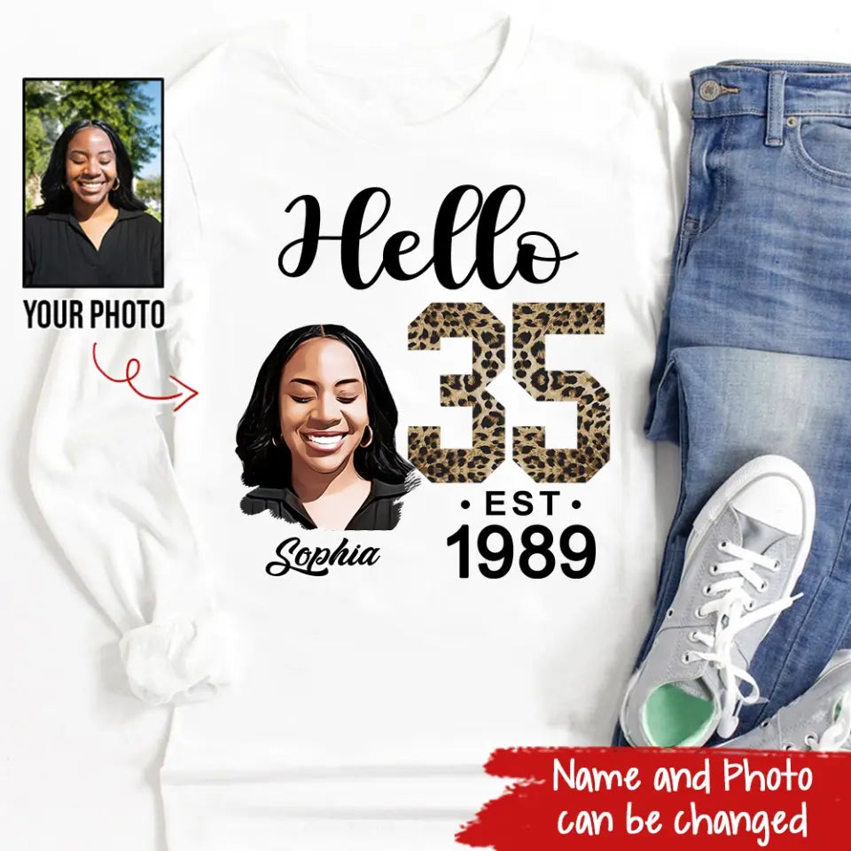 35th Birthday Shirts, Custom Birthday Shirts, Turning 35 Shirt, Gifts For Women Turning 35, 35 And Fabulous Shirt, 1989 Shirt, 35th Birthday Shirts For Her