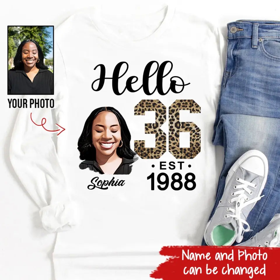 36th Birthday Shirts, Custom Birthday Shirts, Turning 36 Shirt, Gifts For Women Turning 36, 36 And Fabulous Shirt, 1988 Shirt, 36th Birthday Shirts For Her