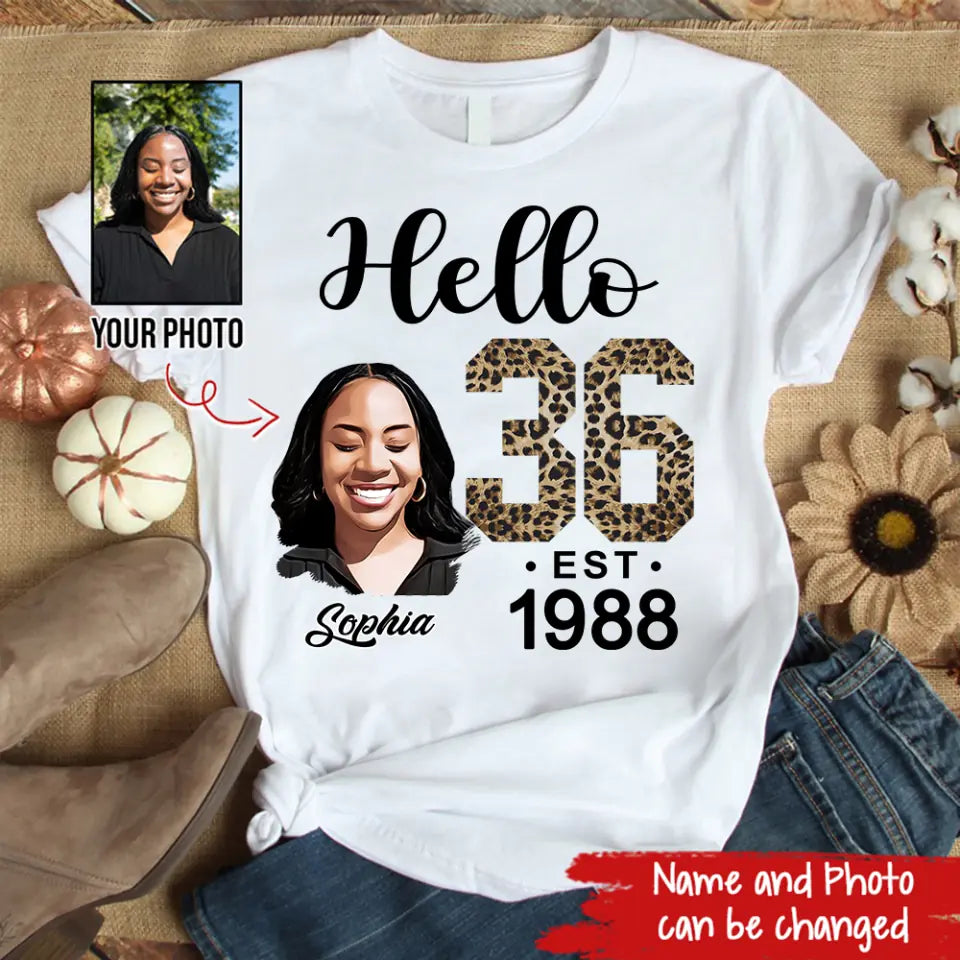 36th Birthday Shirts, Custom Birthday Shirts, Turning 36 Shirt, Gifts For Women Turning 36, 36 And Fabulous Shirt, 1988 Shirt, 36th Birthday Shirts For Her