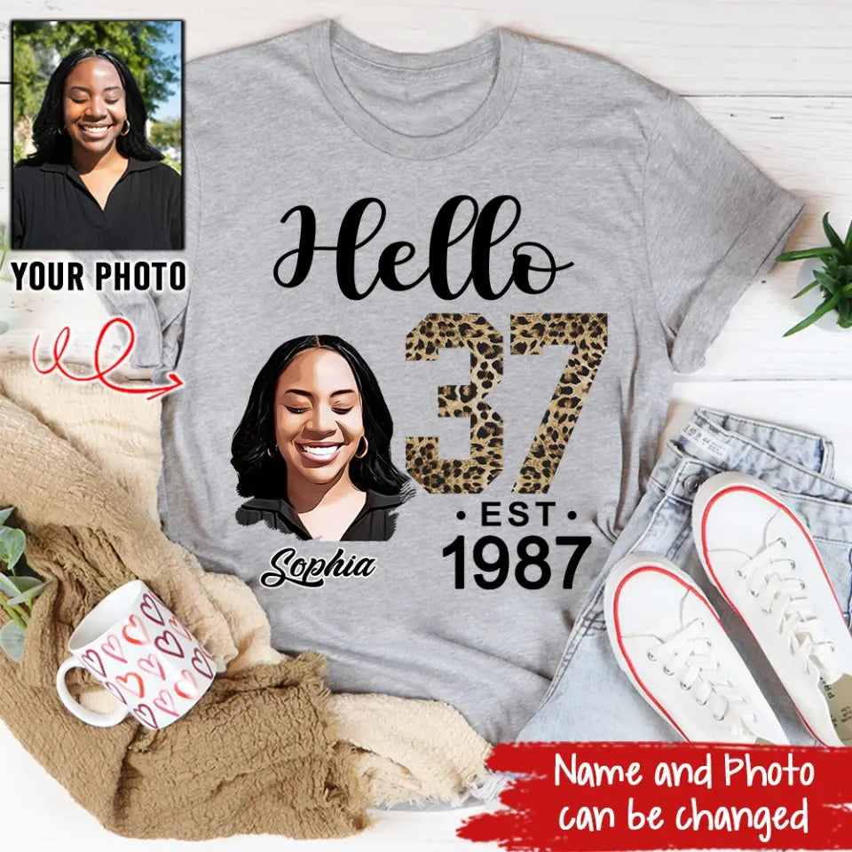 37th Birthday Shirts, Custom Birthday Shirts, Turning 37 Shirt, Gifts For Women Turning 37, 37 And Fabulous Shirt, 1987 Shirt, 37th Birthday Shirts For Her
