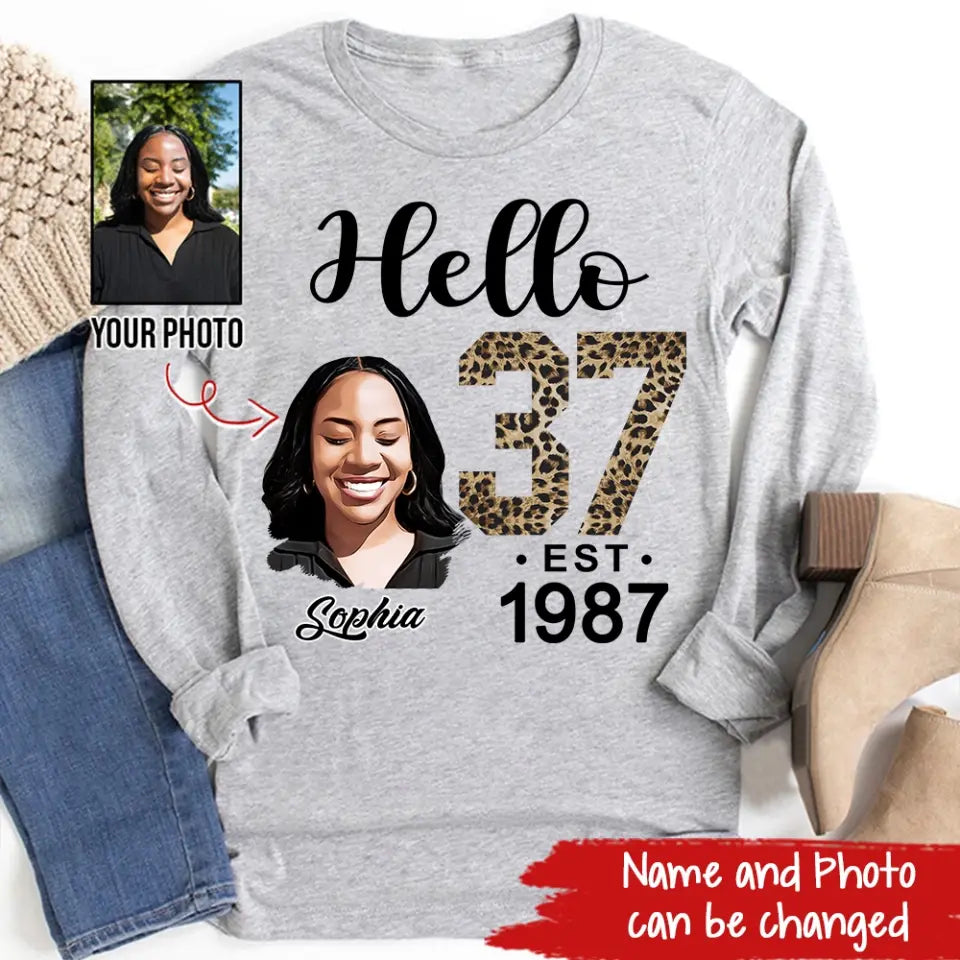 37th Birthday Shirts, Custom Birthday Shirts, Turning 37 Shirt, Gifts For Women Turning 37, 37 And Fabulous Shirt, 1987 Shirt, 37th Birthday Shirts For Her