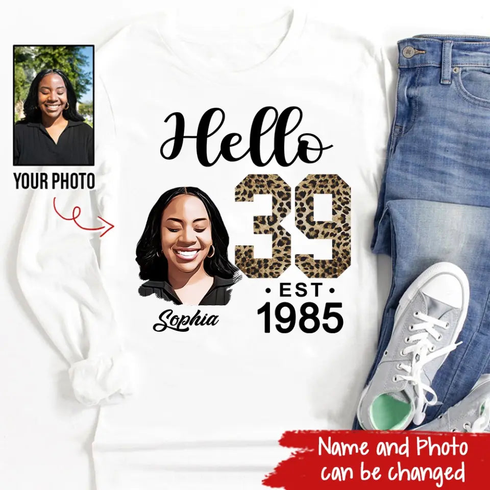 39th Birthday Shirts, Custom Birthday Shirts, Turning 39 Shirt, Gifts For Women Turning 39, 39 And Fabulous Shirt, 1985 Shirt, 39th Birthday Shirts For Her
