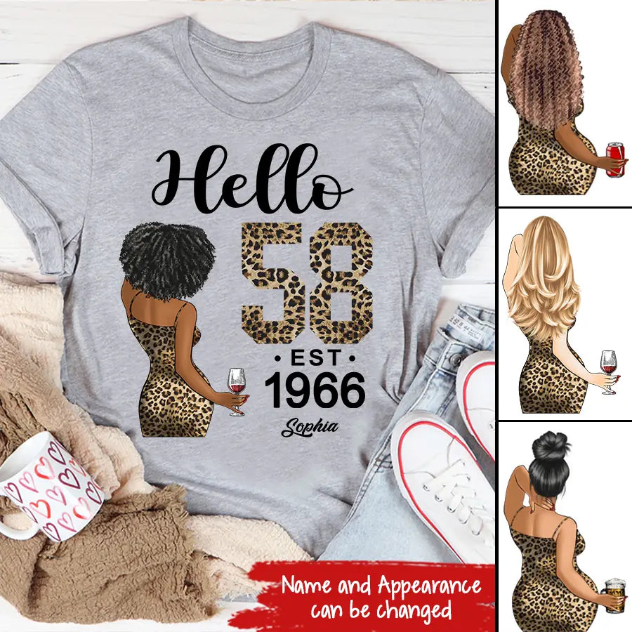 Chapter 58, Fabulous Since 1966 58th Birthday Unique T Shirt For Woman, Custom Birthday Shirt, Her Gifts For 58 Years Old , Turning 58 Birthday Cotton Shirt HIEN