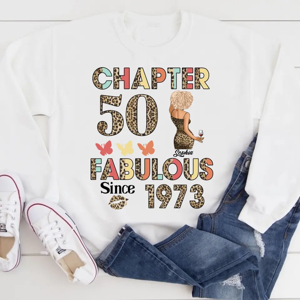 Birthday Shirts For Her, Personalised Birthday Gifts, Fabulous Shirt, Birthday Shirt Ideas, Gift Ideas Birthday Woman, custom year - HCT