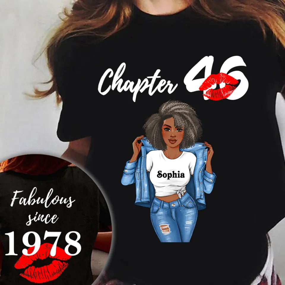 Personalized 46th birthday gifts ideas 46th birthday shirt for her back in 1978 turning 46 shirts 46th birthday t shirts for woman