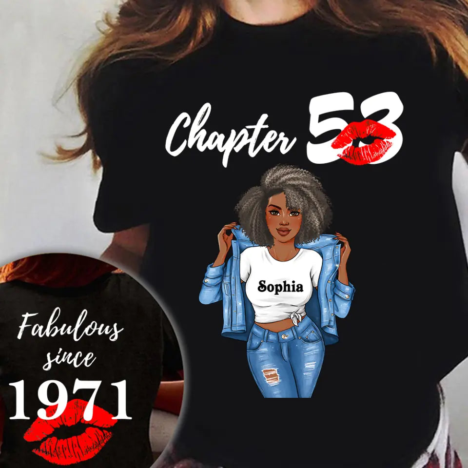 Personalized 53rd birthday gifts ideas 53rd birthday shirt for her back in 1971 turning 53 shirts 53rd birthday t shirts for woman