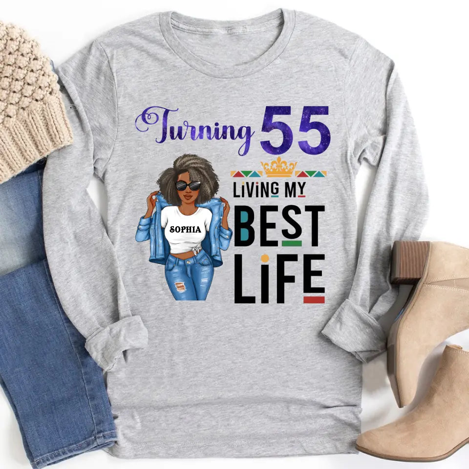 Chapter 55, Fabulous Since 1969 55th Birthday Unique T Shirt For Woman, Custom Birthday Shirt, Her Gifts For 55 Years Old , Turning 55 Birthday Cotton Shirt - YPT-ALK