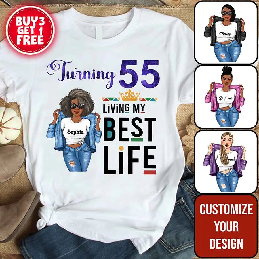Chapter 55, Fabulous Since 1969 55th Birthday Unique T Shirt For Woman, Custom Birthday Shirt, Her Gifts For 55 Years Old , Turning 55 Birthday Cotton Shirt - YPT-ALK