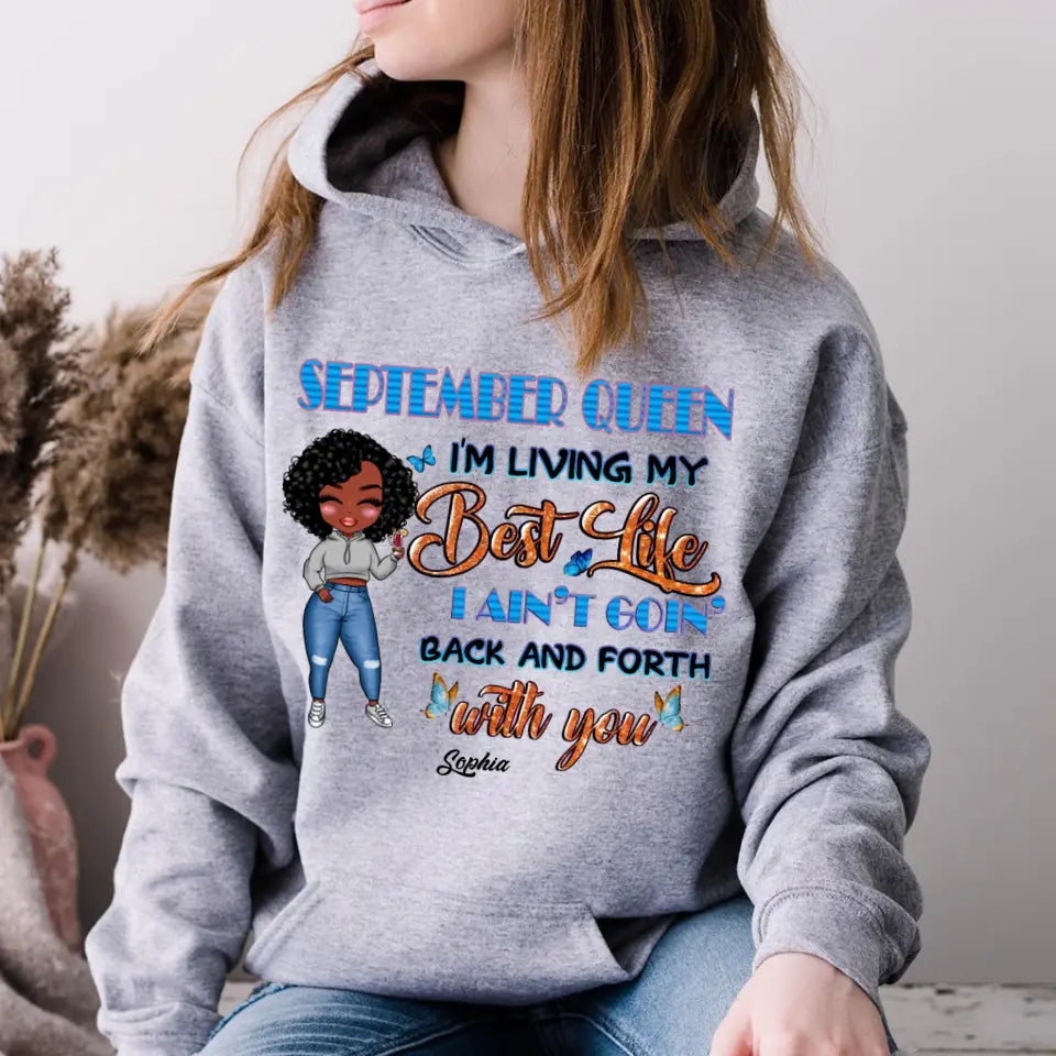 September Birthday Shirt, Custom Birthday Shirt, Queens are Born In September, September Birthday Shirts For Woman, September Birthday Gifts-YPT-TLQ