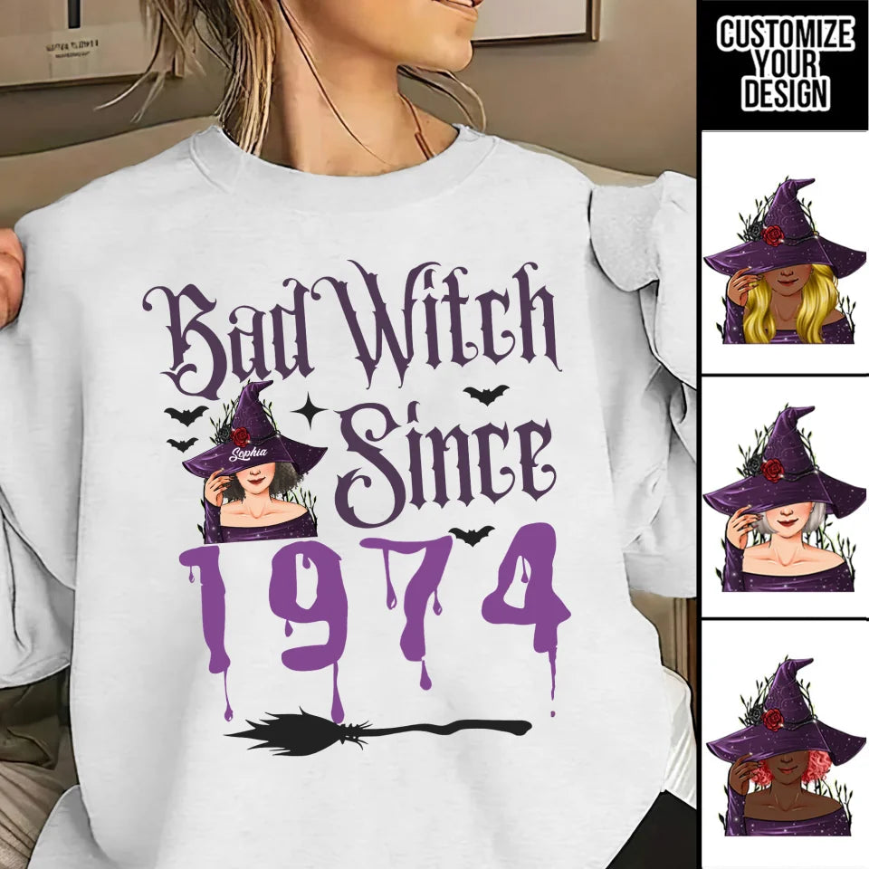 Personalized Fabulous Since 1974 50th Birthday Unique T Shirt For Woman, Custom Birthday Shirt, Her Gifts For 50 Years Old , Turning 50 Birthday Cotton Shirt-YPT-ALK