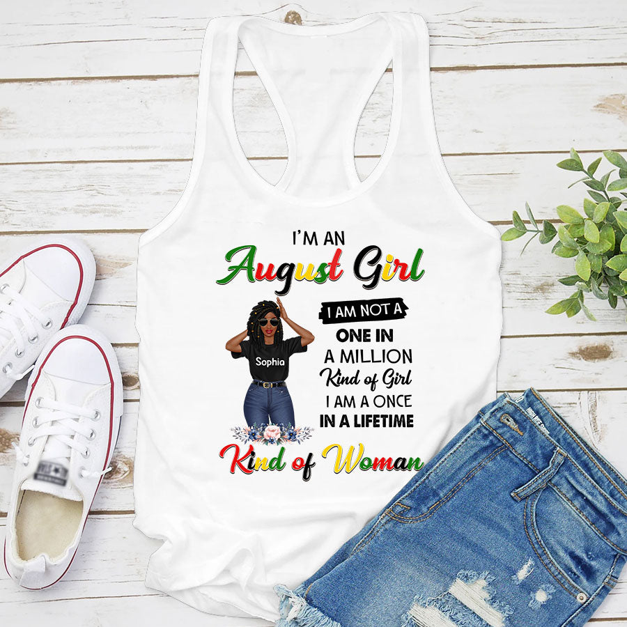 Custom Birthday Shirt, Queen Was Born In August, August Birthday Shirts For Woman, August Birthday Gifts, August Is My Birthday Month