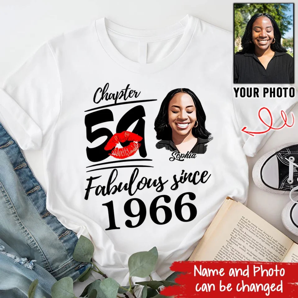 59th Birthday Shirts, Custom Birthday Shirts, Turning 59 Shirt, Gifts For Women Turning 59, 59 And Fabulous Shirt, 1966 Shirt, 59th Birthday Shirts For Her