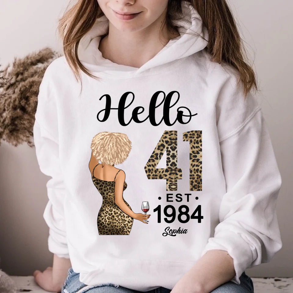 41st Birthday Shirts, Custom Birthday Shirts, Turning 41 Shirt, Gifts For Women Turning 41, 41 And Fabulous Shirt, 1984 Shirt, 41st Birthday Shirts For Her