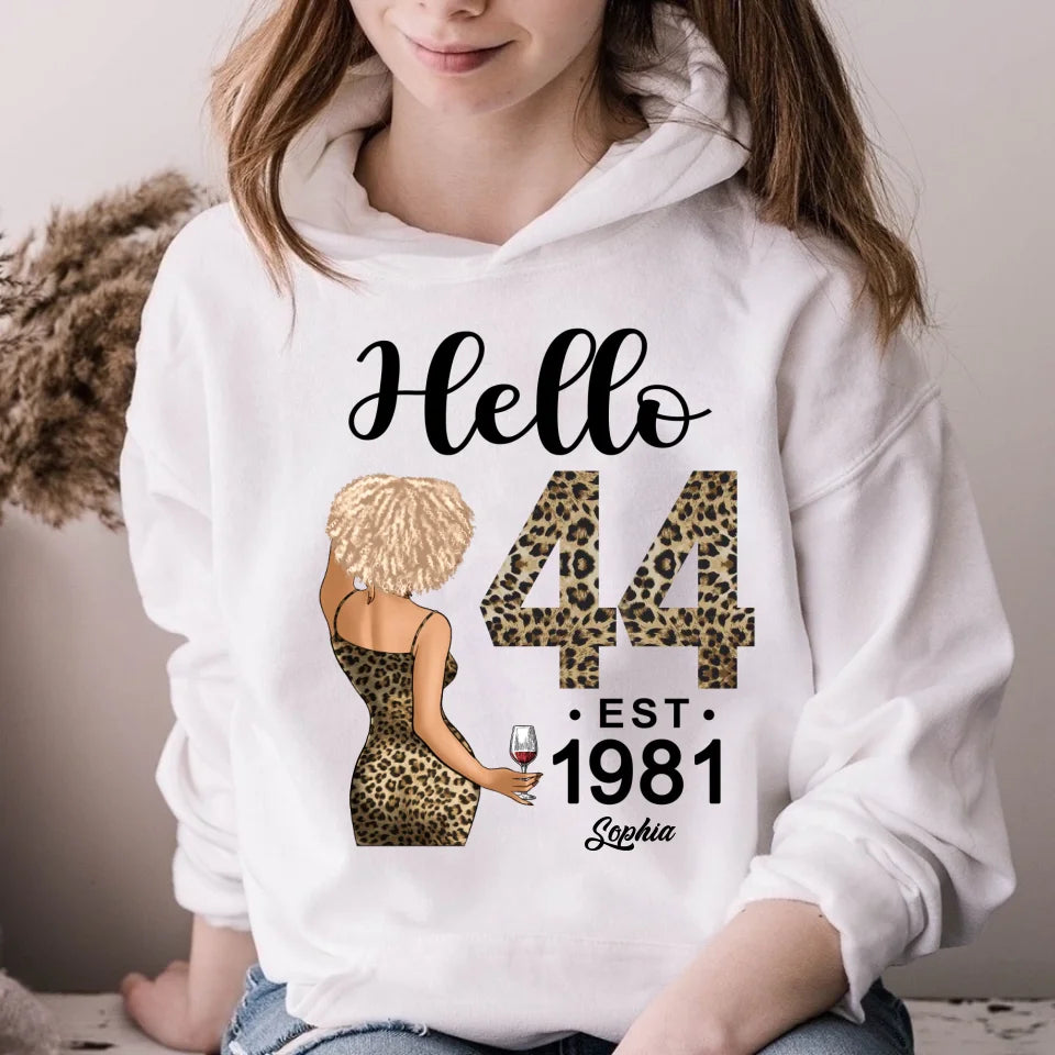 44th Birthday Shirts, Custom Birthday Shirts, Turning 44 Shirt, Gifts For Women Turning 44, 44 And Fabulous Shirt, 1981 Shirt, 44th Birthday Shirts For Her, It&#39;s My 44 Birthday