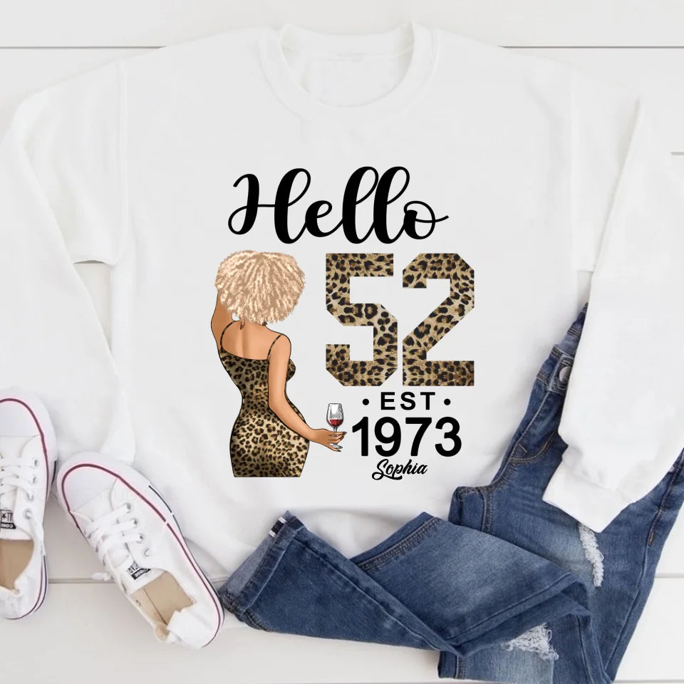 Chapter 52, Fabulous Since 1973 52th Birthday Unique T Shirt For Woman, Custom Birthday Shirt, Her Gifts For 52 Years Old , Turning 52 Birthday Cotton Shirt
