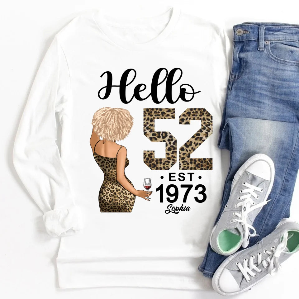 Chapter 52, Fabulous Since 1973 52th Birthday Unique T Shirt For Woman, Custom Birthday Shirt, Her Gifts For 52 Years Old , Turning 52 Birthday Cotton Shirt