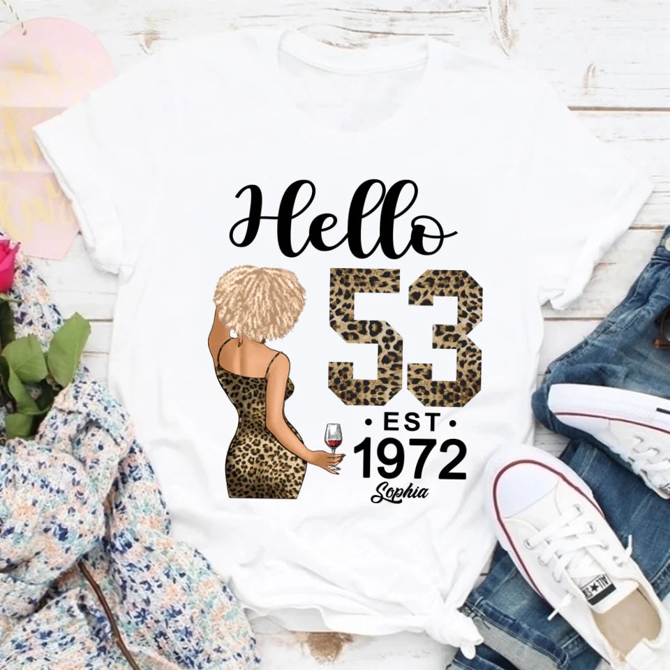 Chapter 53, Fabulous Since 1972 53th Birthday Unique T Shirt For Woman, Custom Birthday Shirt, Her Gifts For 53 Years Old , Turning 53 Birthday Cotton Shirt