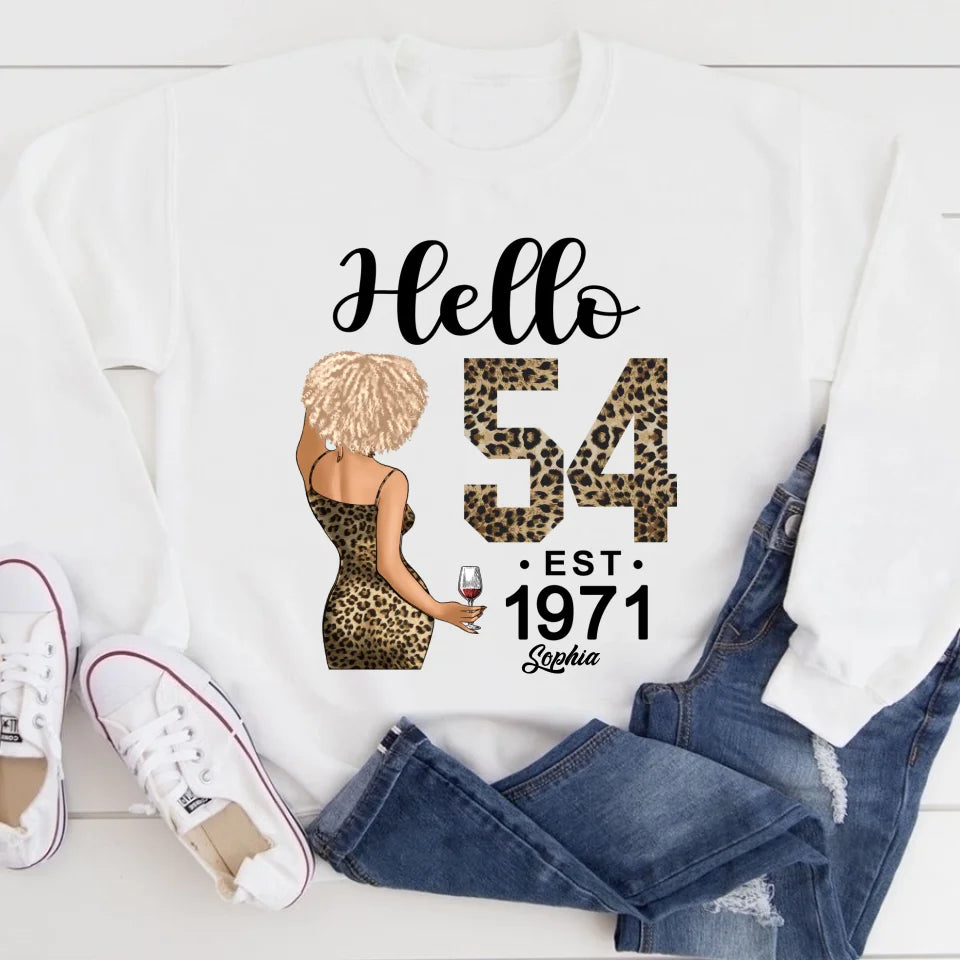 Chapter 54, Fabulous Since 1971 54th Birthday Unique T Shirt For Woman, Custom Birthday Shirt, Her Gifts For 54 Years Old , Turning 54 Birthday Cotton Shirt