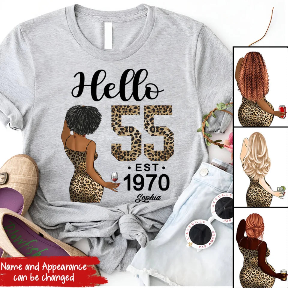 Chapter 55, Fabulous Since 1970 55th Birthday Unique T Shirt For Woman, Custom Birthday Shirt, Her Gifts For 55 Years Old , Turning 55 Birthday Cotton Shirt