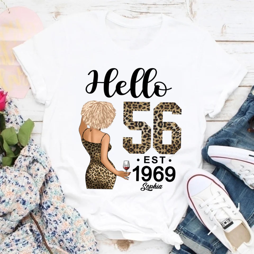 Chapter 56, Fabulous Since 1969 56th Birthday Unique T Shirt For Woman, Custom Birthday Shirt, Her Gifts For 56 Years Old , Turning 56 Birthday Cotton Shirt