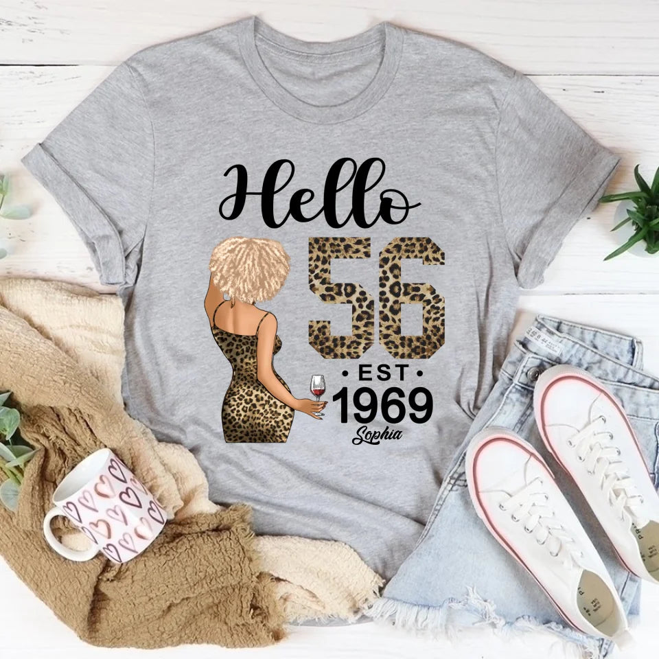 Chapter 56, Fabulous Since 1969 56th Birthday Unique T Shirt For Woman, Custom Birthday Shirt, Her Gifts For 56 Years Old , Turning 56 Birthday Cotton Shirt