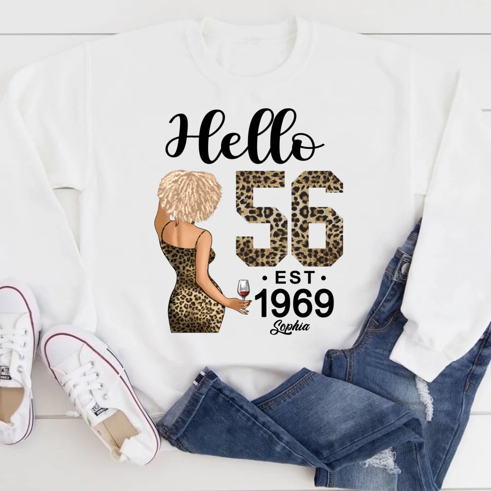 Chapter 56, Fabulous Since 1969 56th Birthday Unique T Shirt For Woman, Custom Birthday Shirt, Her Gifts For 56 Years Old , Turning 56 Birthday Cotton Shirt