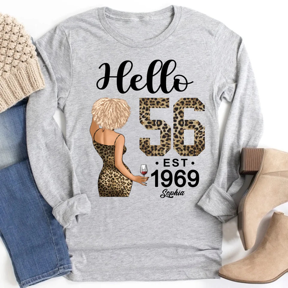 Chapter 56, Fabulous Since 1969 56th Birthday Unique T Shirt For Woman, Custom Birthday Shirt, Her Gifts For 56 Years Old , Turning 56 Birthday Cotton Shirt