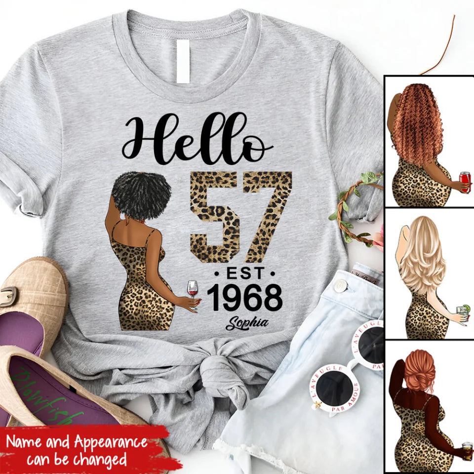 Chapter 57, Fabulous Since 1968 57th Birthday Unique T Shirt For Woman, Custom Birthday Shirt, Her Gifts For 57 Years Old , Turning 57 Birthday Cotton Shirt