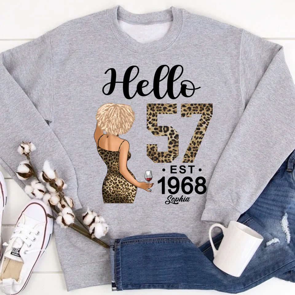 Chapter 57, Fabulous Since 1968 57th Birthday Unique T Shirt For Woman, Custom Birthday Shirt, Her Gifts For 57 Years Old , Turning 57 Birthday Cotton Shirt