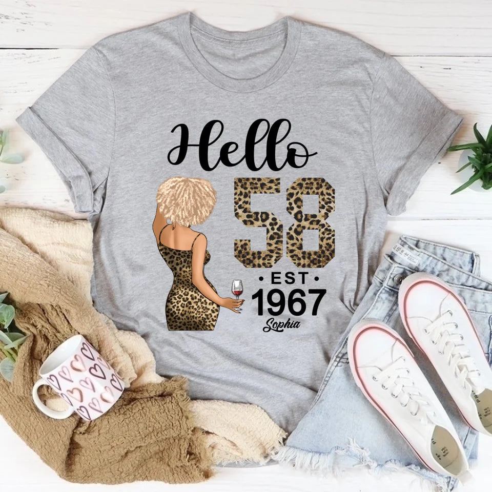 Chapter 58, Fabulous Since 1967 58th Birthday Unique T Shirt For Woman, Custom Birthday Shirt, Her Gifts For 58 Years Old , Turning 58 Birthday Cotton Shirt