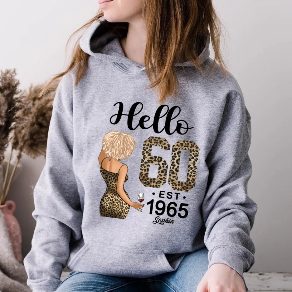 60th Birthday Shirts, Custom Birthday Shirts, Turning 60 Shirt, Gifts For Women Turning 60, 60 And Fabulous Shirt, 1965 Shirt, 60th Birthday Shirts For Her