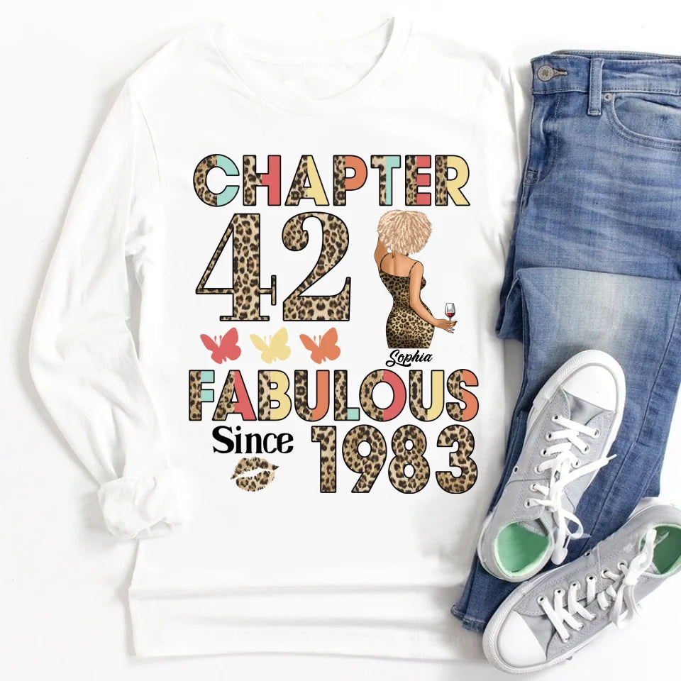42nd birthday shirts for her, Personalised 42nd birthday gifts, 1983 t shirt, 42 and fabulous shirt, 42nd birthday shirt ideas, gift ideas 42nd birthday woman