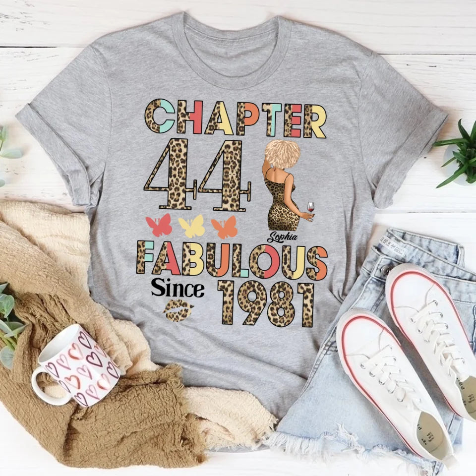 44th birthday shirts for her, Personalised 44th birthday gifts, 1981 t shirt, 44 and fabulous shirt, 44th birthday shirt ideas, gift ideas 44th birthday woman